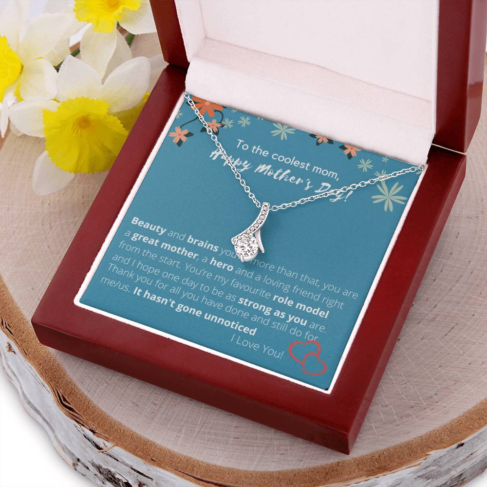 Beauty And Brains You’Re More Than That Alluring Beauty Necklace