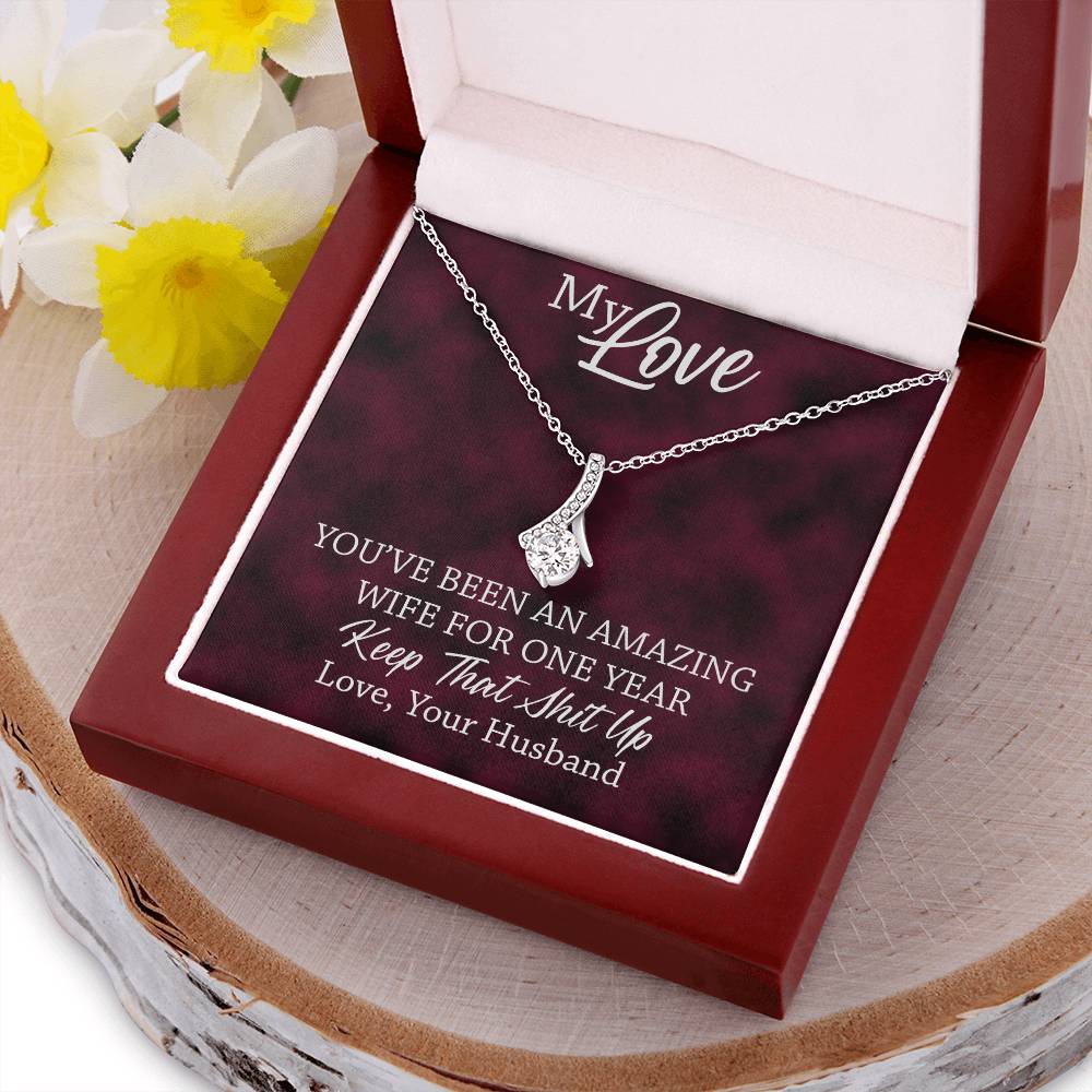 Amazing Wife - 1St Anniversary Gift For Wife 3  Alluring Beauty Necklace