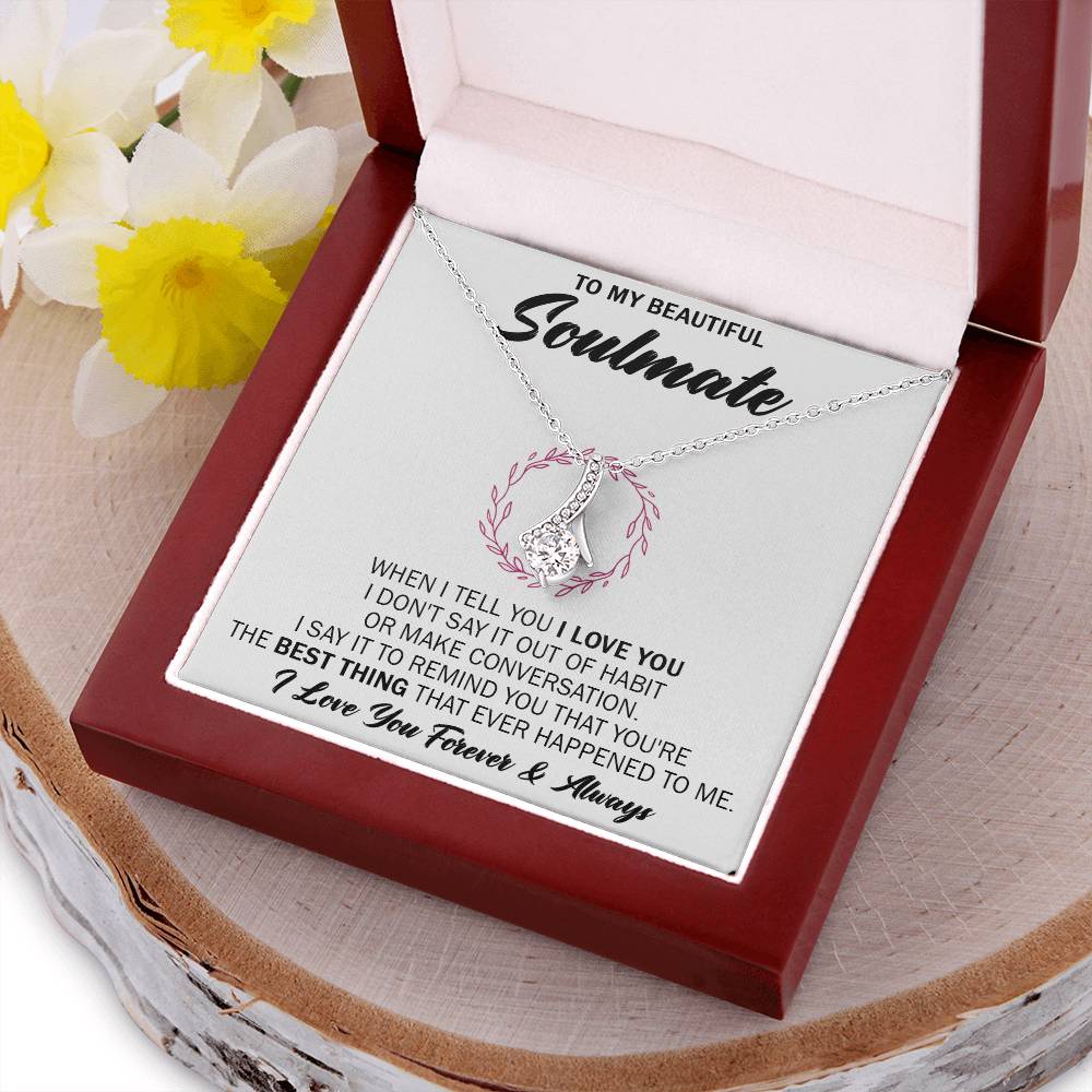 Gift For Your Soulmate - Out Of Habit - Alluring Alluring Beauty Necklace