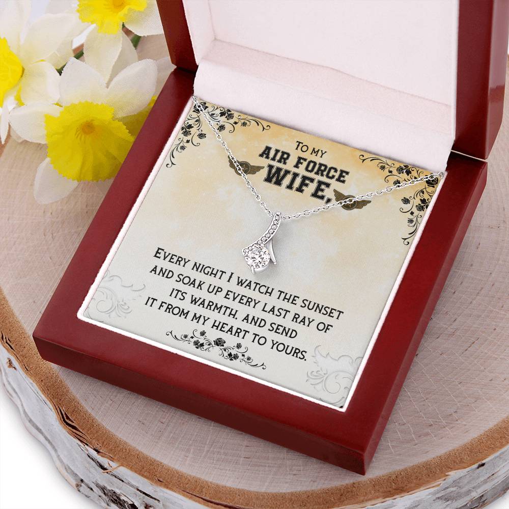 Alluring Beauty Necklace - To My Air Force Wife Alluring Beauty Necklace