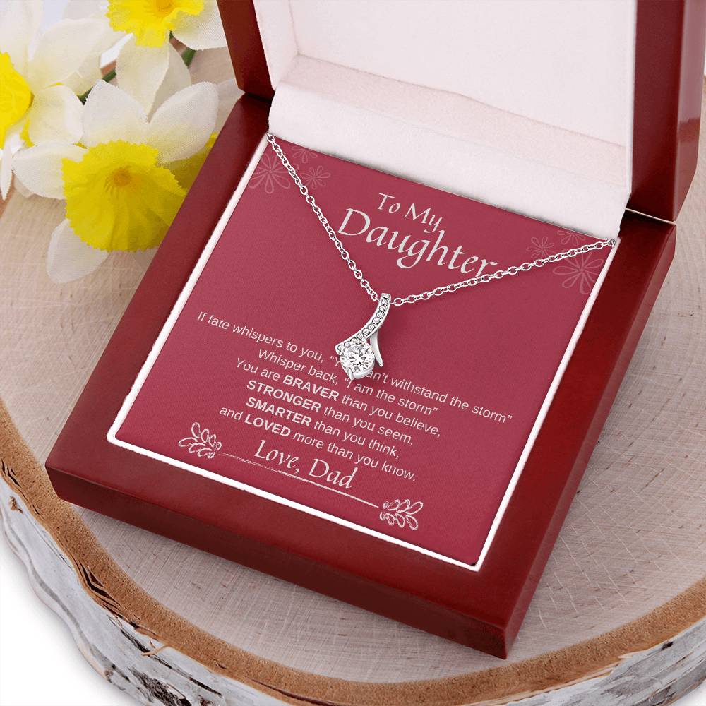 To My Daughter Alluring Beauty Necklace 2  Alluring Beauty Necklace