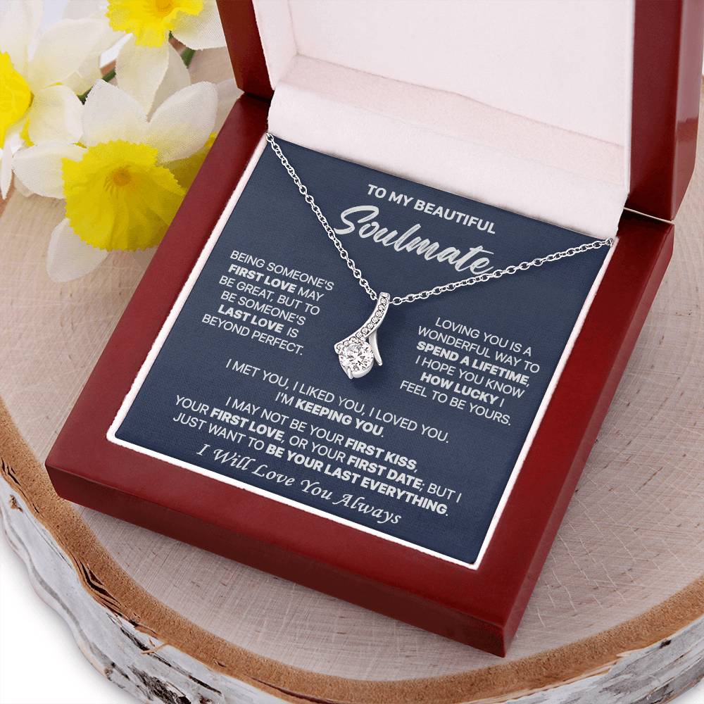 Gift For Your Soulmate - Your 1St Love - Alluring Alluring Beauty Necklace