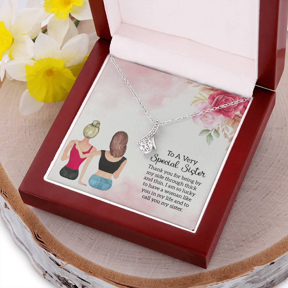 To A Very Special Sister Necklace Alluring Beauty Necklace