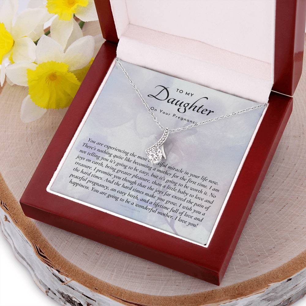 Pregnancy Gift For Daughter Baby Shower Gift Mom To Be Gift Expecting Mom Gift Pregnant Daughter Gift From Mom Alluring Beauty Necklace