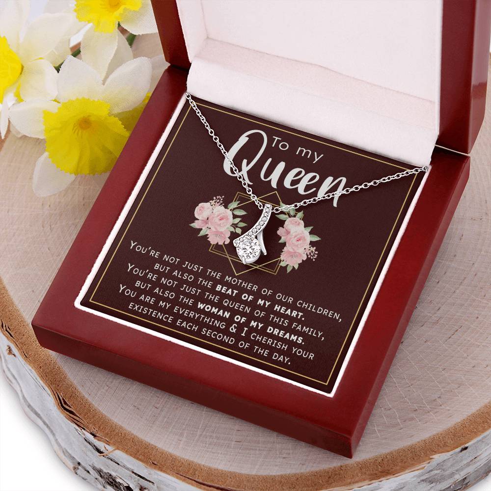 Christmas Gift To Wife - The Woman Of My Dreams Alluring Beauty Necklace