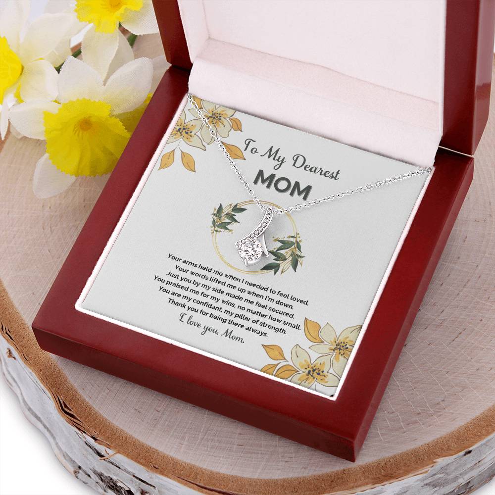 Mom My Pillar Of Strength - Necklace Alluring Beauty Necklace