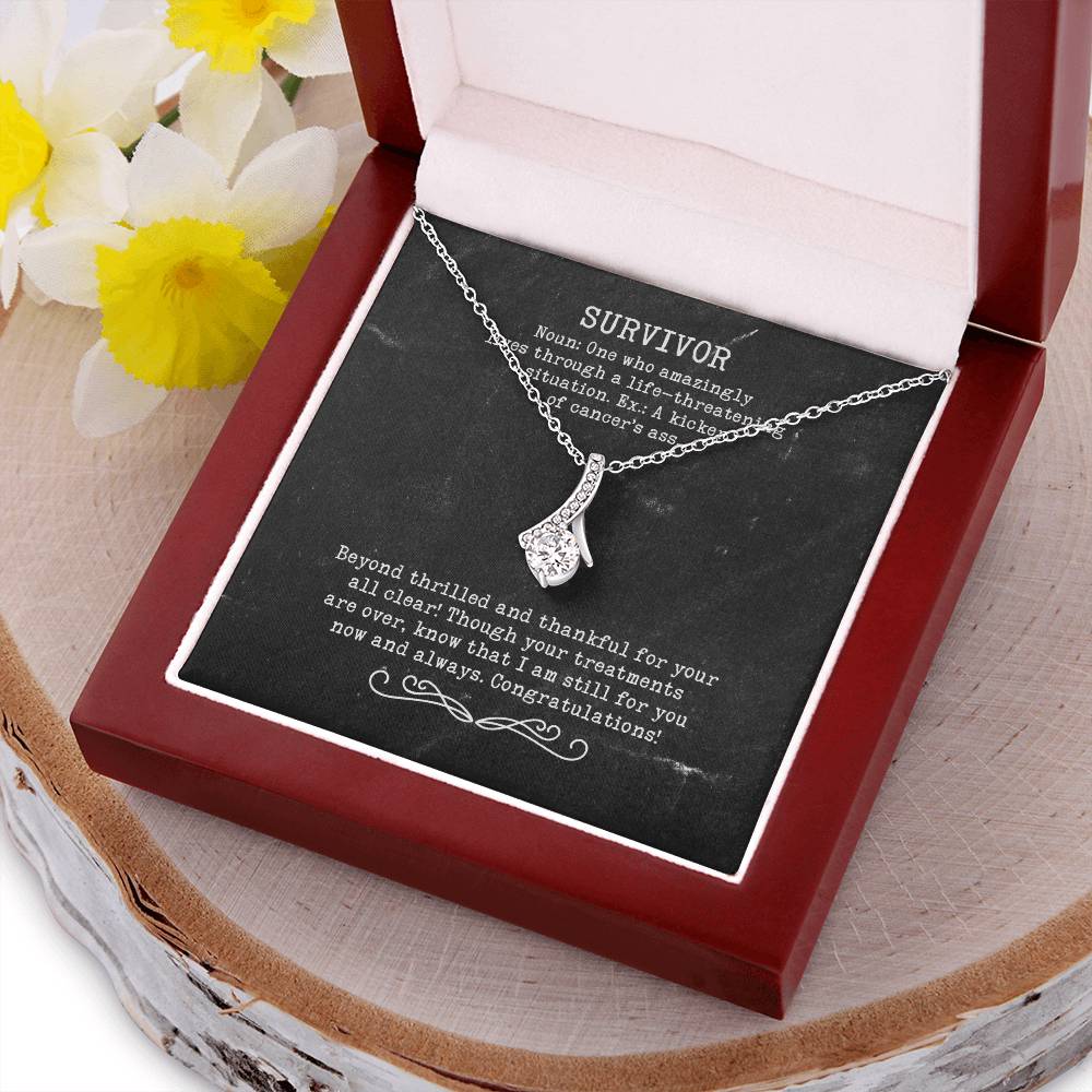 Survivor Ribbon Necklace 1 Alluring Beauty Necklace
