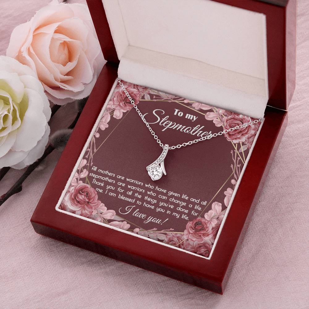 Stepmother Flowers Gift For Stepmom Alluring Beauty Necklace