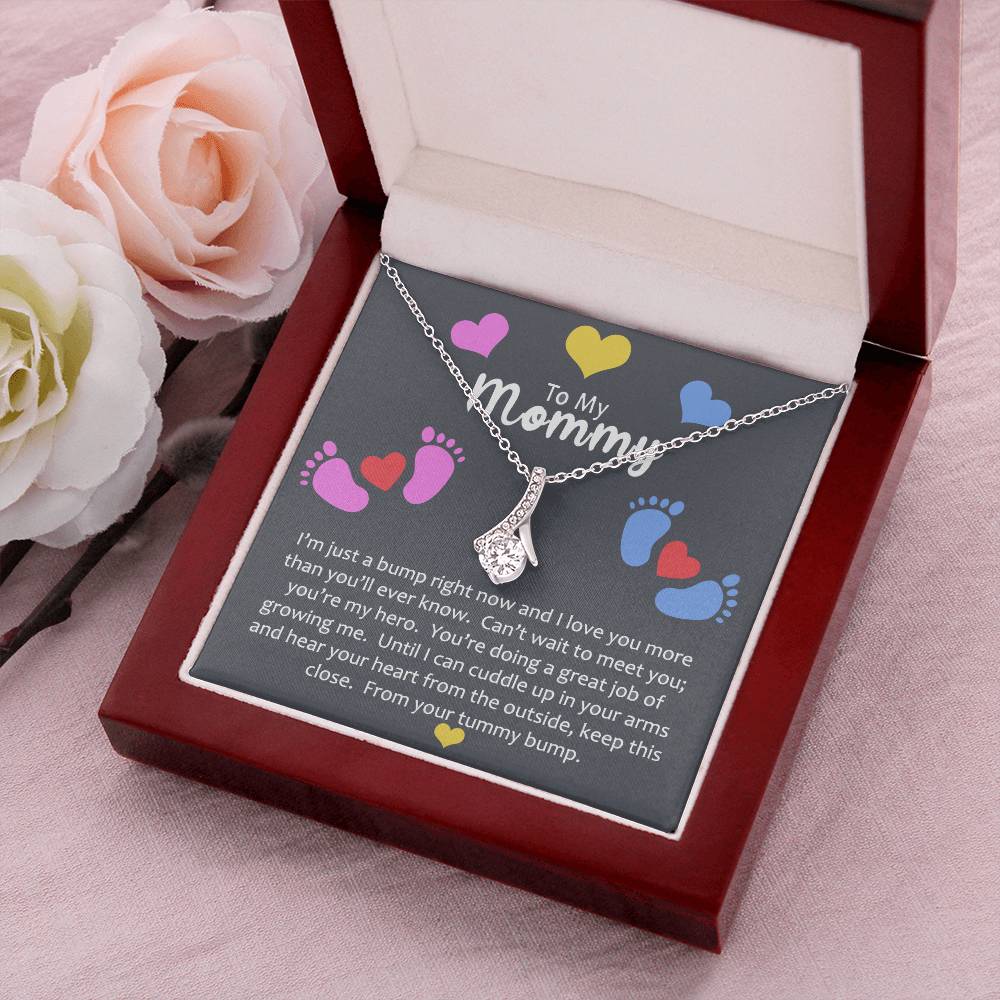 Mommy Necklace Gift From The Bump Alluring Beauty Necklace