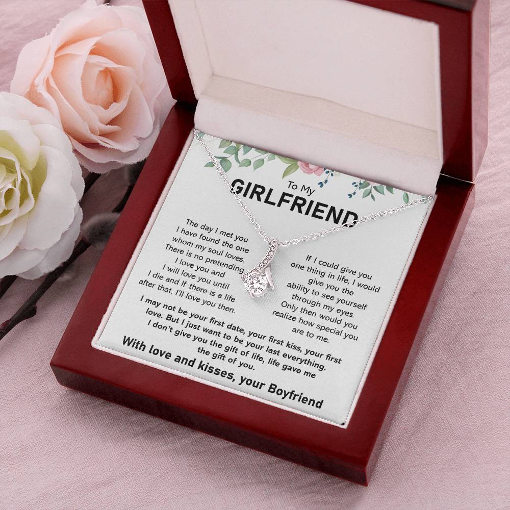 To My Wife - I Want To Be Your Last Everything - Necklace Alluring Beauty Necklace