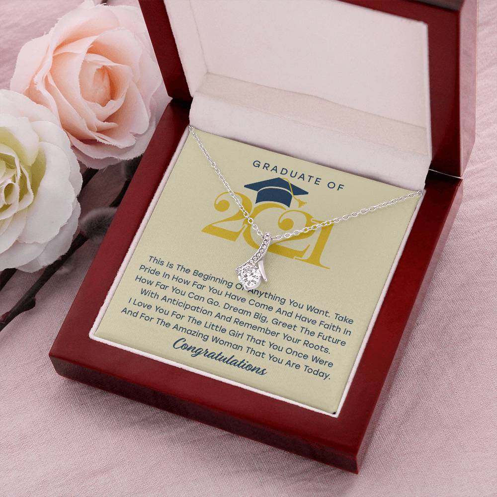 Graduate Of 2021 – Amazing Woman – Alluring Beauty Alluring Beauty Necklace