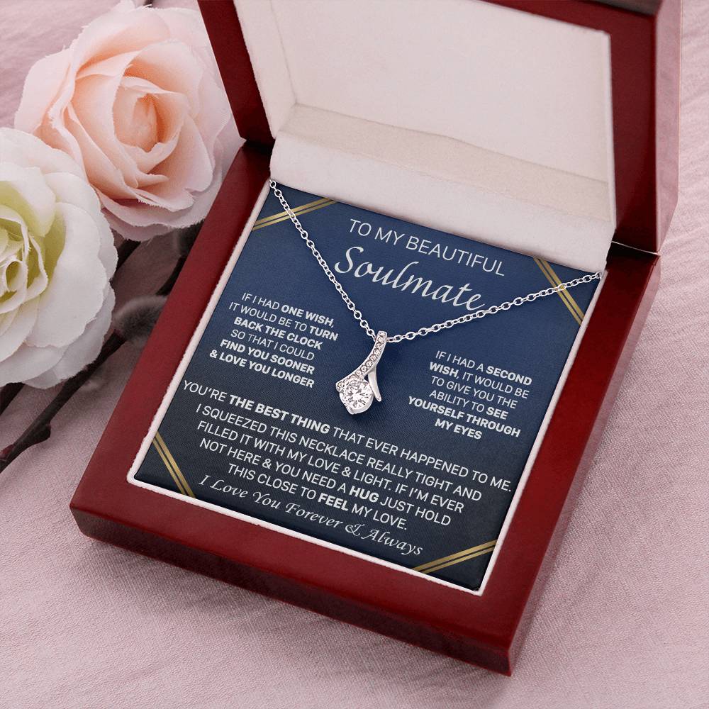 Gift For Your Soulmate - Turn Back The Clock - Alluring Alluring Beauty Necklace
