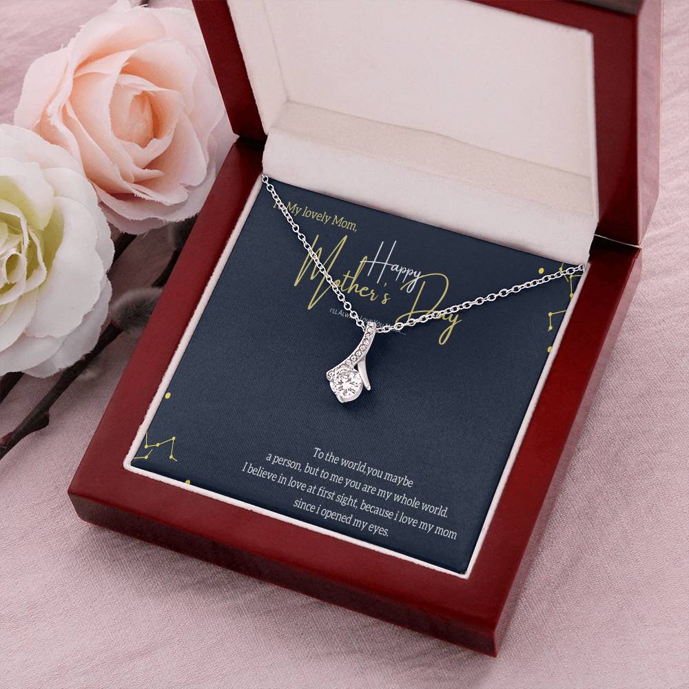 To My Best Mom Alluring Beauty Necklace