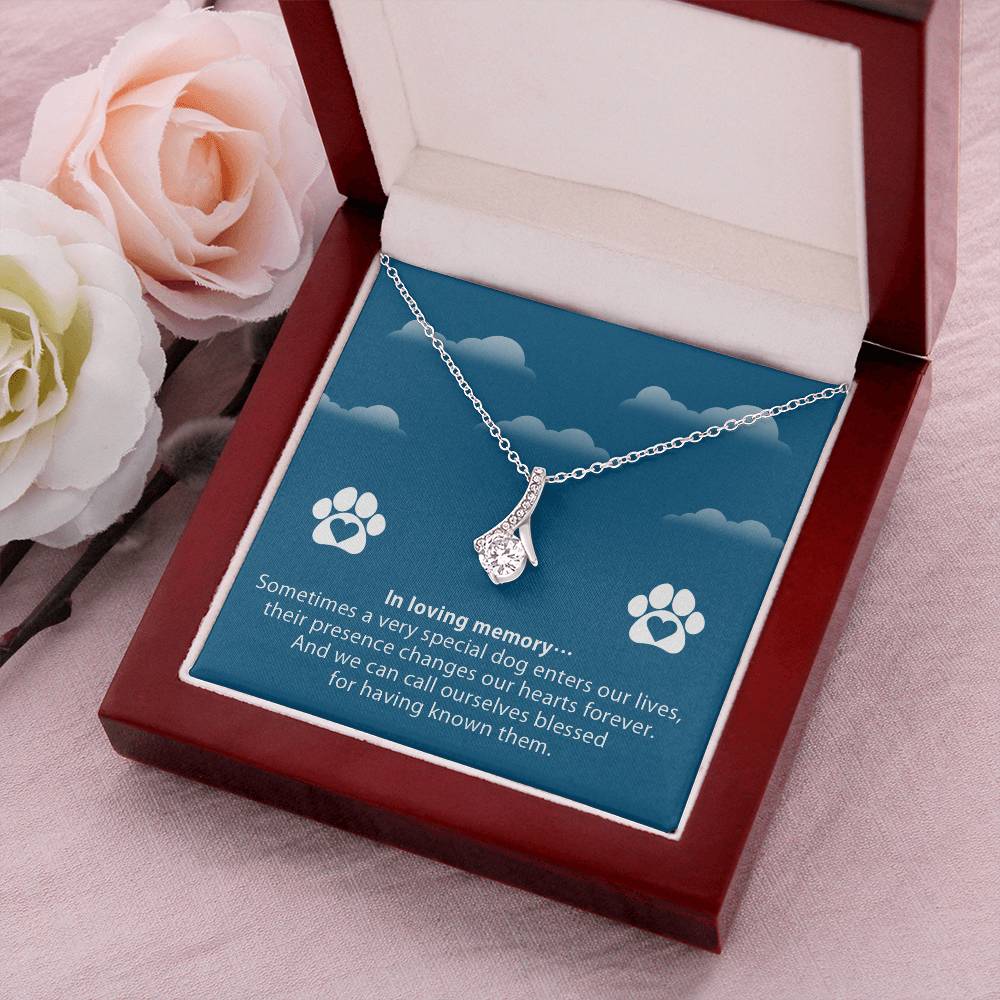 Best Gift Dogmom Alluring Beauty Necklace With Pod Message Card Alluring Beauty Necklace