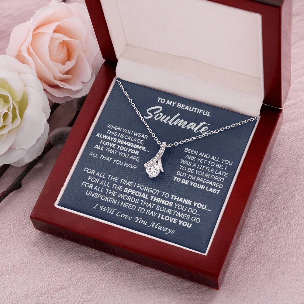 Gift For Your Soulmate - Unspoken Words - Alluring Alluring Beauty Necklace