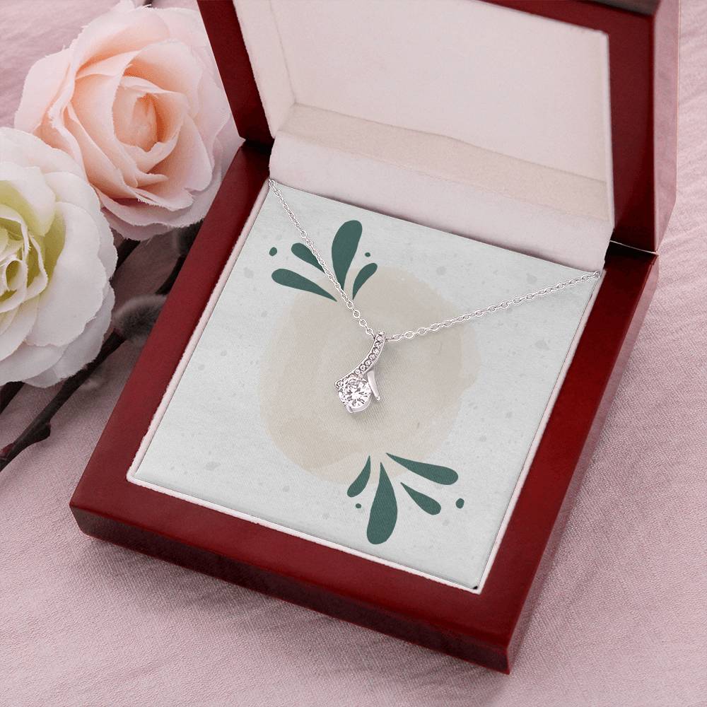 Ribbon Necklace Alluring Beauty Necklace