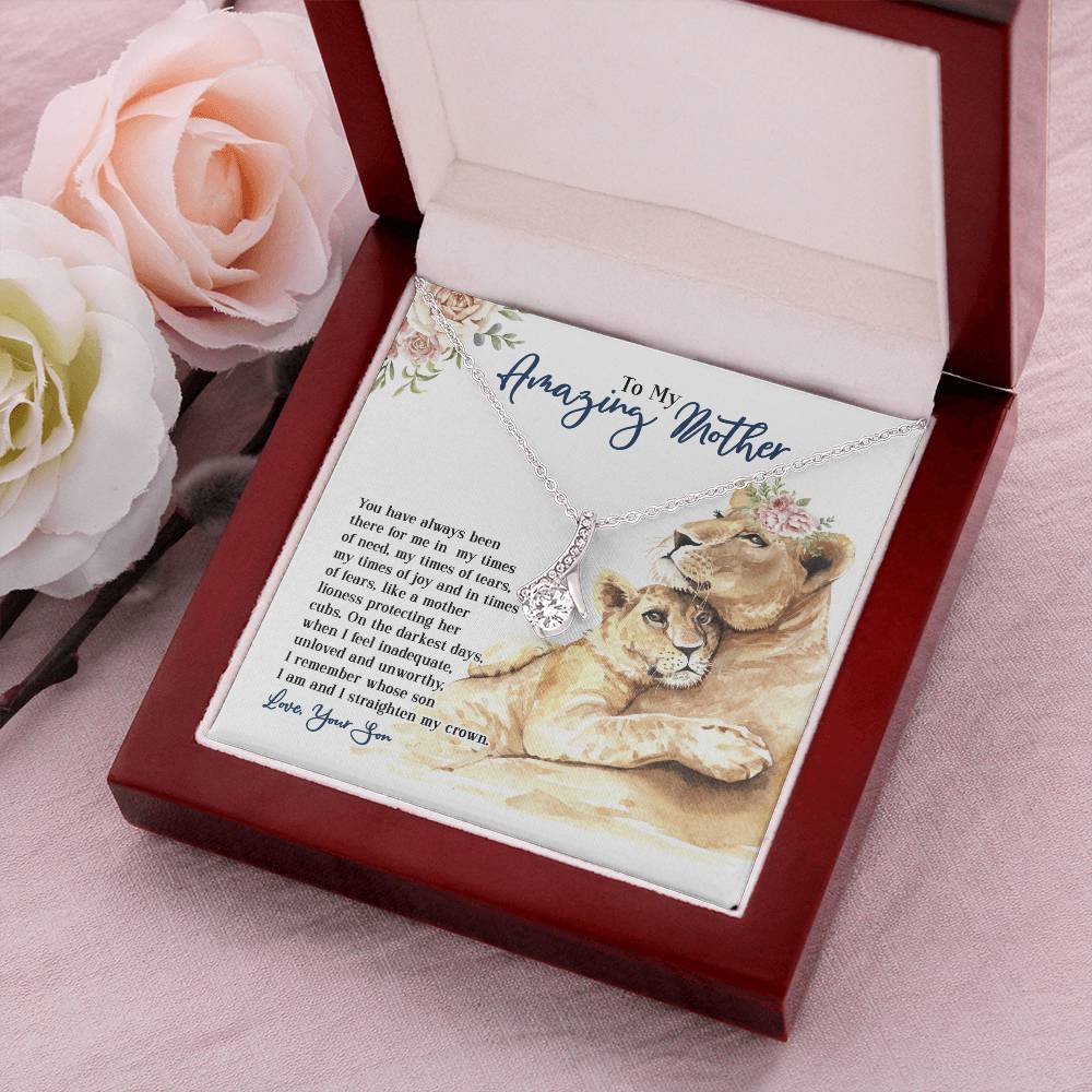 To My Amazing Mother - You Have Always Been There - From Son Alluring Beauty Necklace