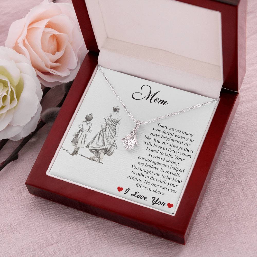 Mom You've Brightened My Life Alluring Beauty Necklace Alluring Beauty Necklace