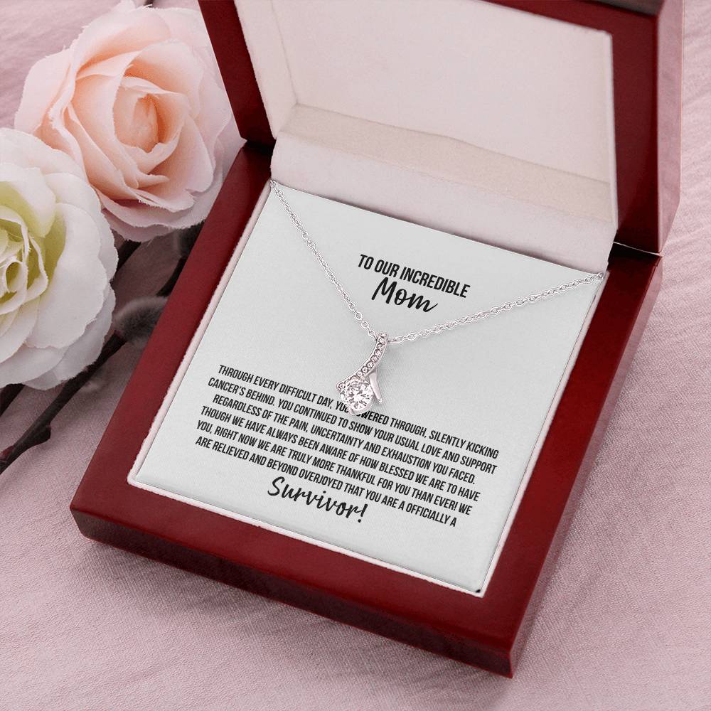 Mom Survivor Necklace From Us Alluring Beauty Necklace