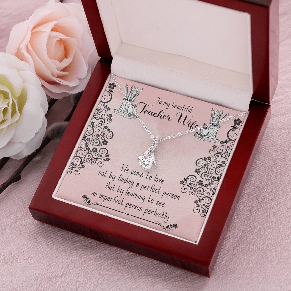 Beautiful Teacher Wife Alluring Beauty Necklace