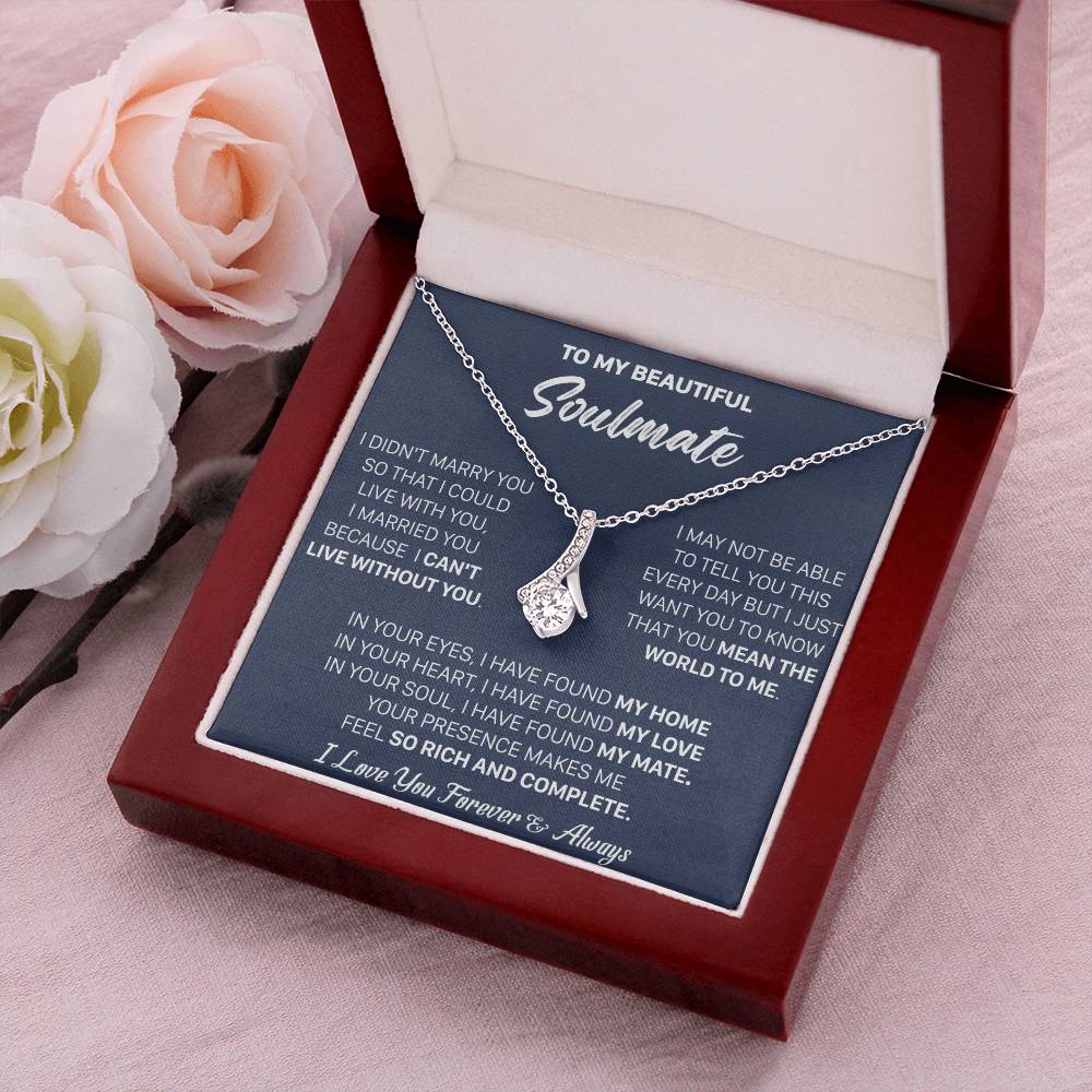 Gift For Your Soulmate Christmas - Marry You - Alluring Alluring Beauty Necklace