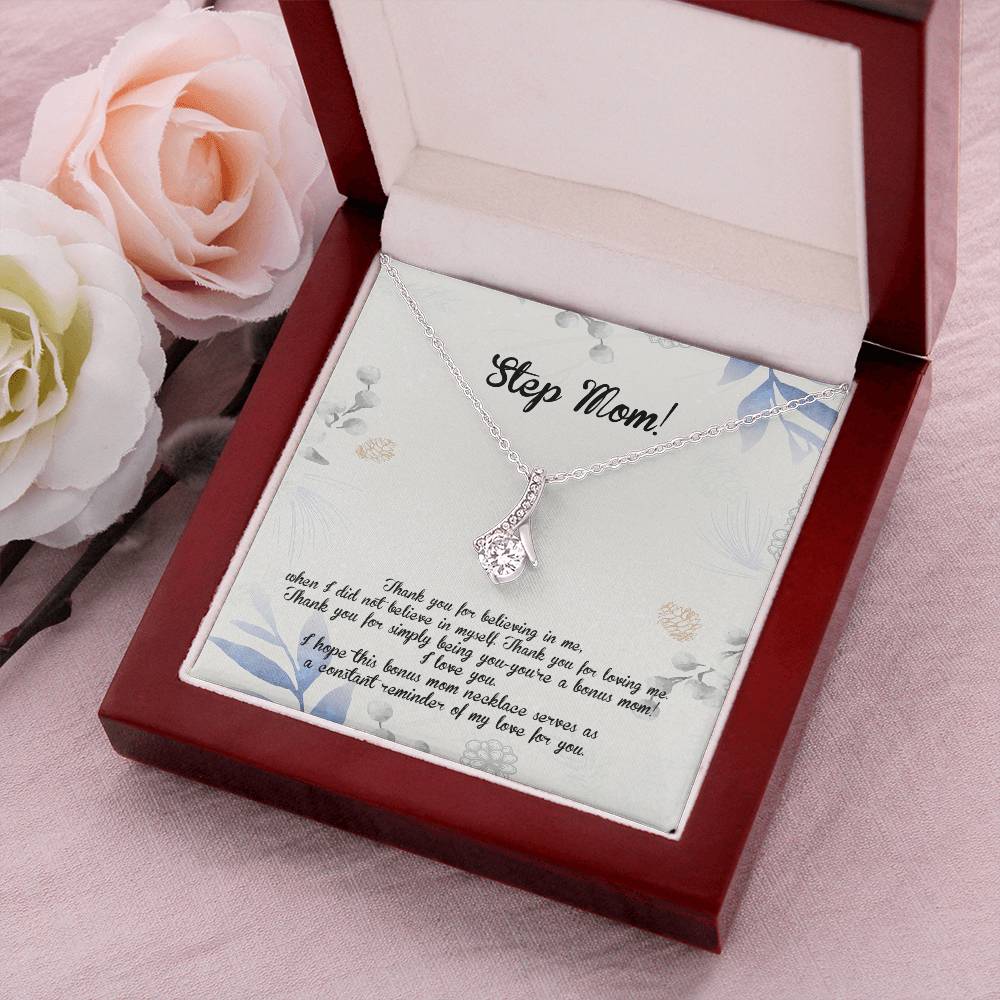 Step Mom Thanks For Believing In Me D933 Alluring Beauty Necklace