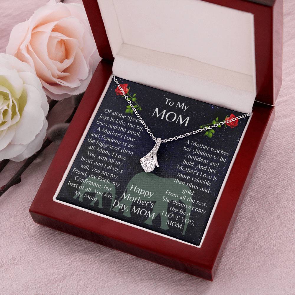 The Stunningly Beautiful Alluring Beauty Necklace For A Wonderful Mother. Alluring Beauty Necklace