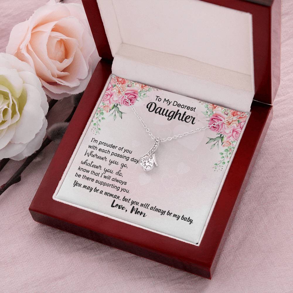 Customize Swarovski Birthstone Peas In A Pod Necklace For Mom Mothers Day Gift For Mom Alluring Beauty Necklace