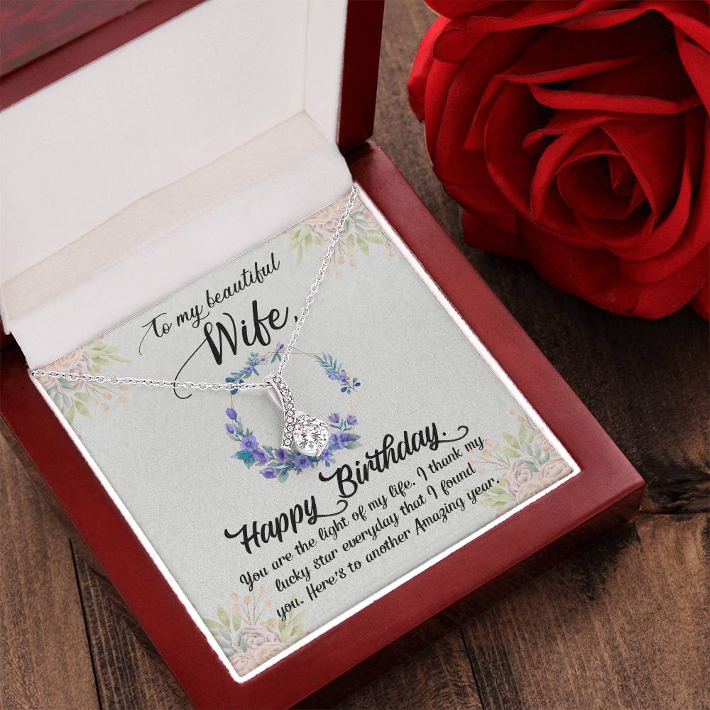 To My Beautiful Wife 2 Alluring Beauty Necklace