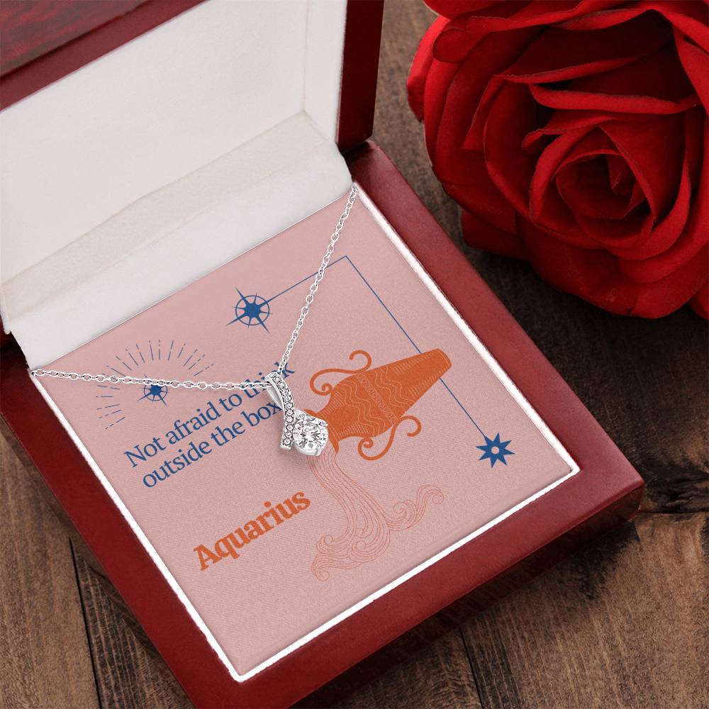 Aquarius Astrology Necklace Alluring Beauty Necklace