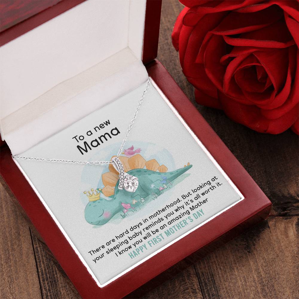 To A New Mama - I Know You Will Be An Amazing Mother - Mother's Day Gift - Alluring Necklace 1 Alluring Beauty Necklace