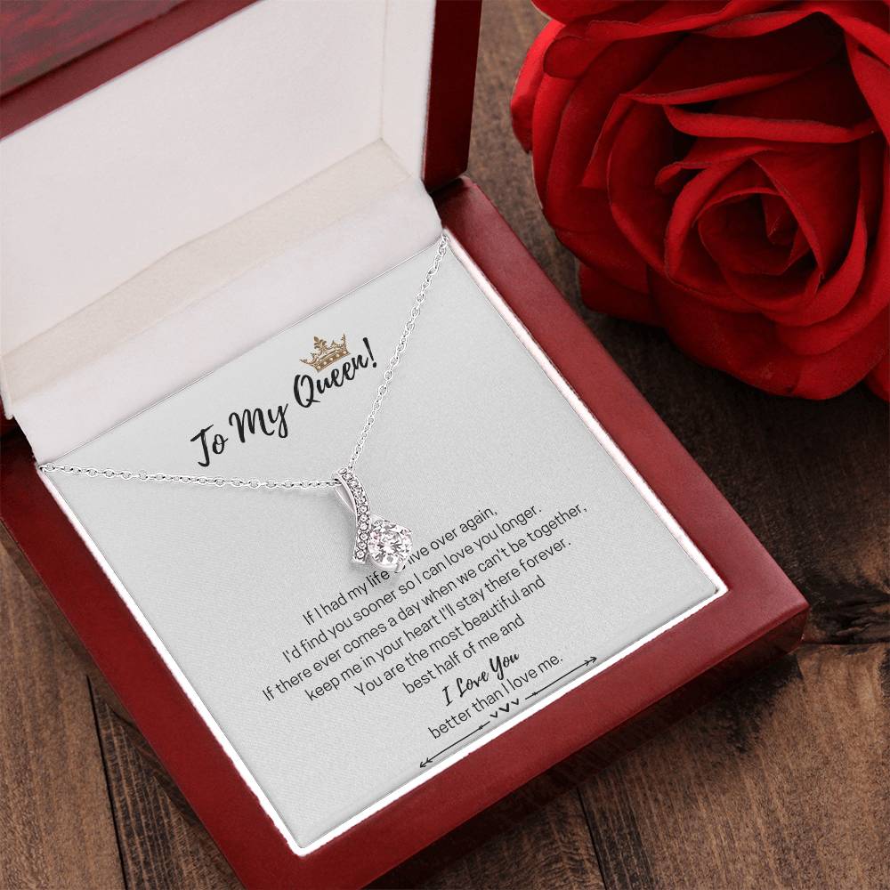 To My Crowned Queen - Alluringbeauty Necklace - Ihd3 Alluring Beauty Necklace