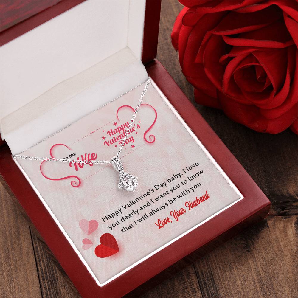 Most Loved Gifts For Valentine's Day Gift For Wife Romantic Gifts For Wife Valentine's Day Gift Alluring Beauty Necklace