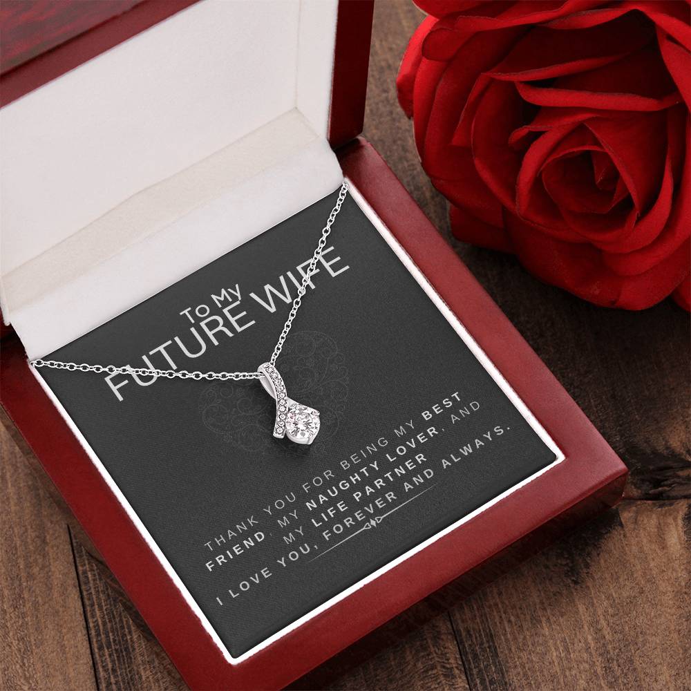 Tmfw - Thank You For Being My Best Friend And Naughty Lover Alluring Beauty Necklace