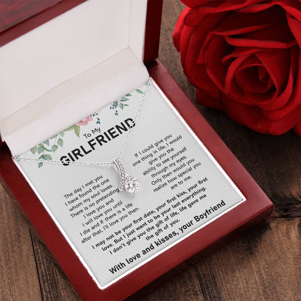 To My Girlfriend - I Want To Be Your Last Everything - Necklace Alluring Beauty Necklace