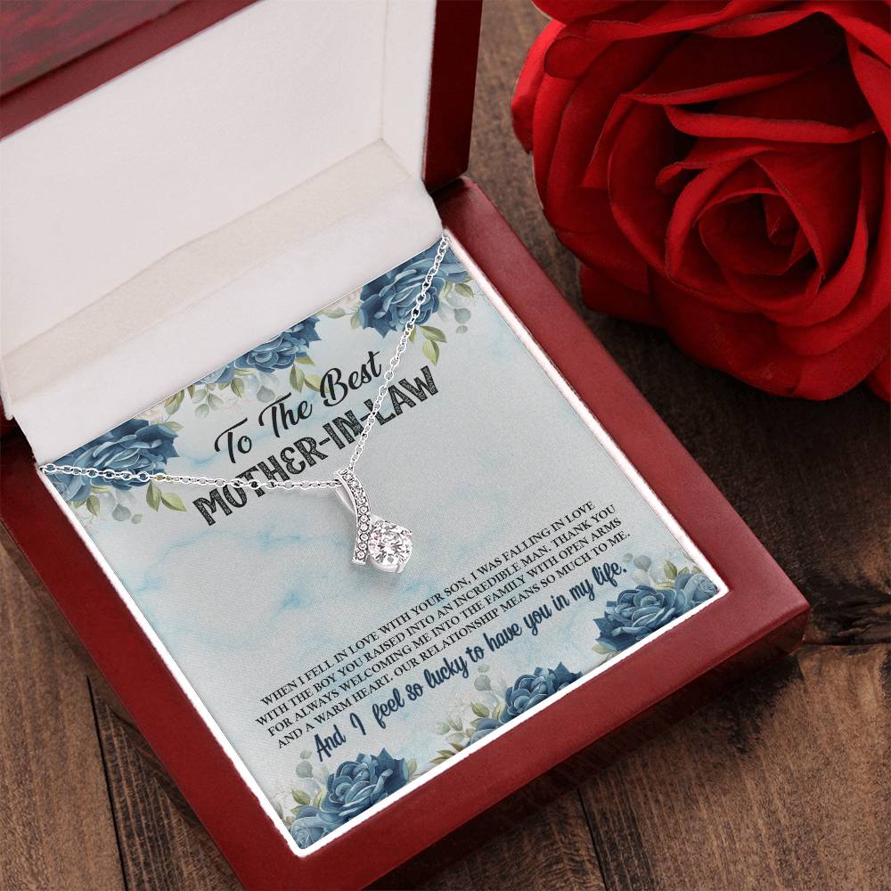 Thank You For Welcoming Me Into The Family With Open Arms And A Warm Heart... Necklace Alluring Beauty Necklace