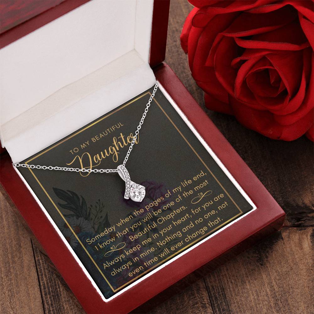 To My Daughter Alluring Beauty Necklace 6  Alluring Beauty Necklace