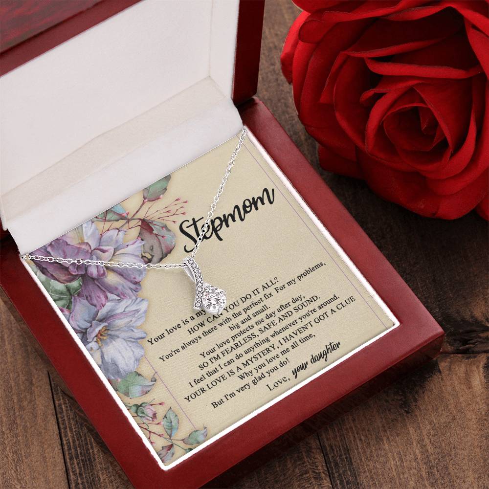 Stepmom Your Love Is A Mystery - Daughter 2 Alluring Beauty Necklace