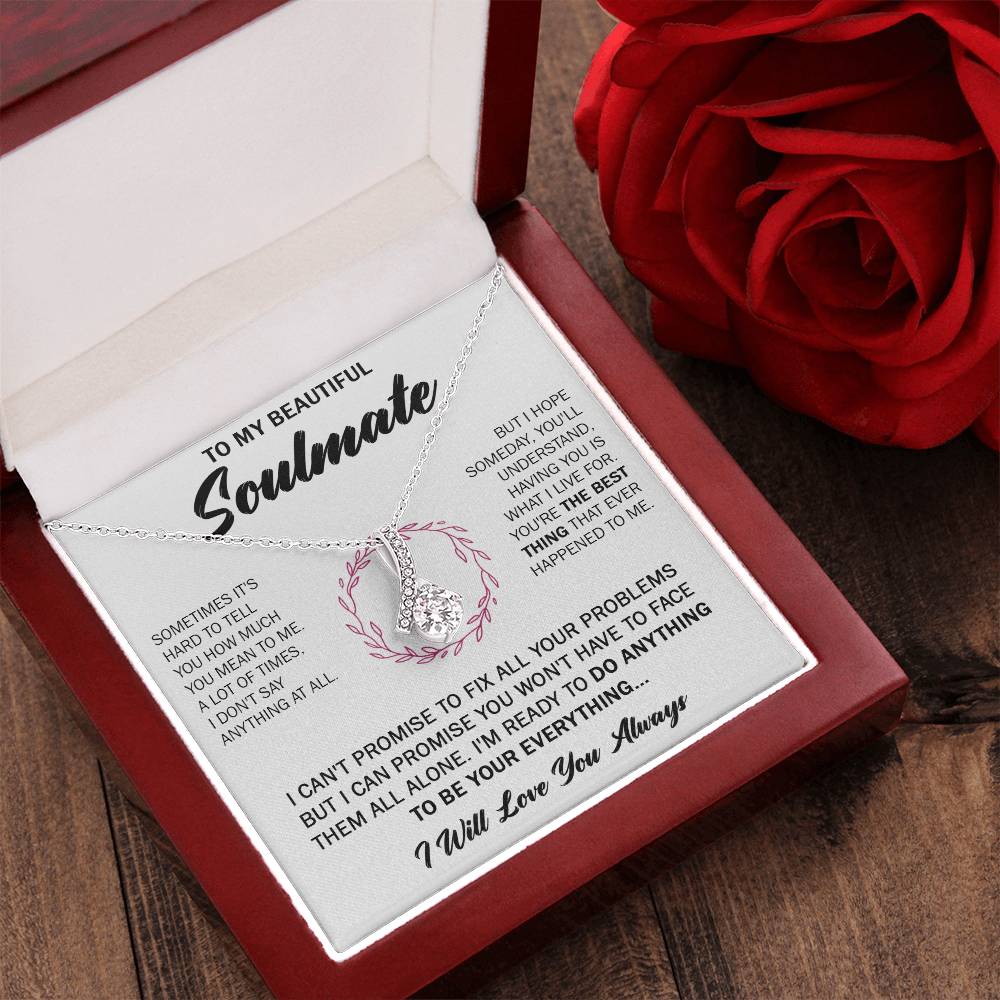 Gift For Your Soulmate - What I Live For - Alluring Alluring Beauty Necklace