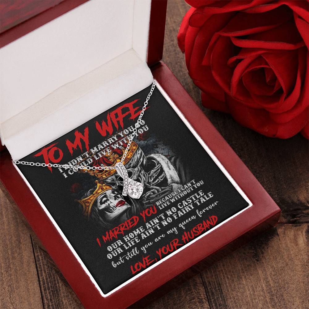 To My Wife Alluring Beauty Necklace 1  Alluring Beauty Necklace