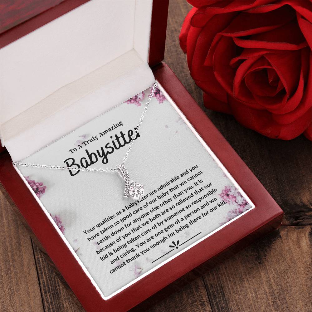 Baby Sitter - Ribbon Alluring Beauty Necklace