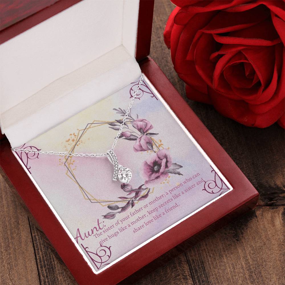 Aunt Gift Aunt Jewelry Best Auntie Ever Aunt Charm Aunt Necklace New Aunt My Aunt Loves Me Aunt Alluring Beauty Necklace