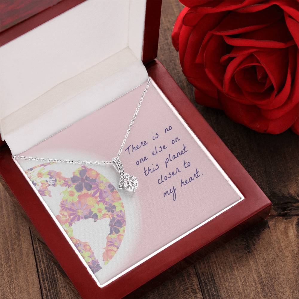 There Is No One Else On This Planet Closer To My Heart - Necklace Alluring Beauty Necklace