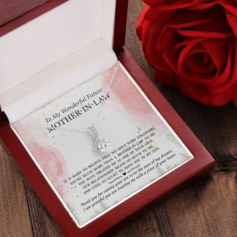 Gift For Future Mother-In-Law - It Is Hard To Believe - Alluring Alluring Beauty Necklace