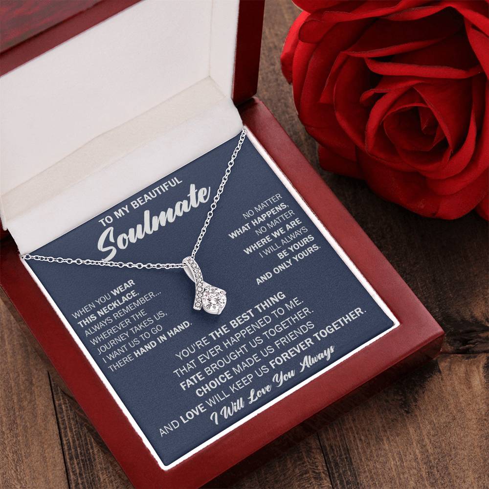 Gift For Your Soulmate Christmas - Forever Together - Alluring Alluring Beauty Necklace