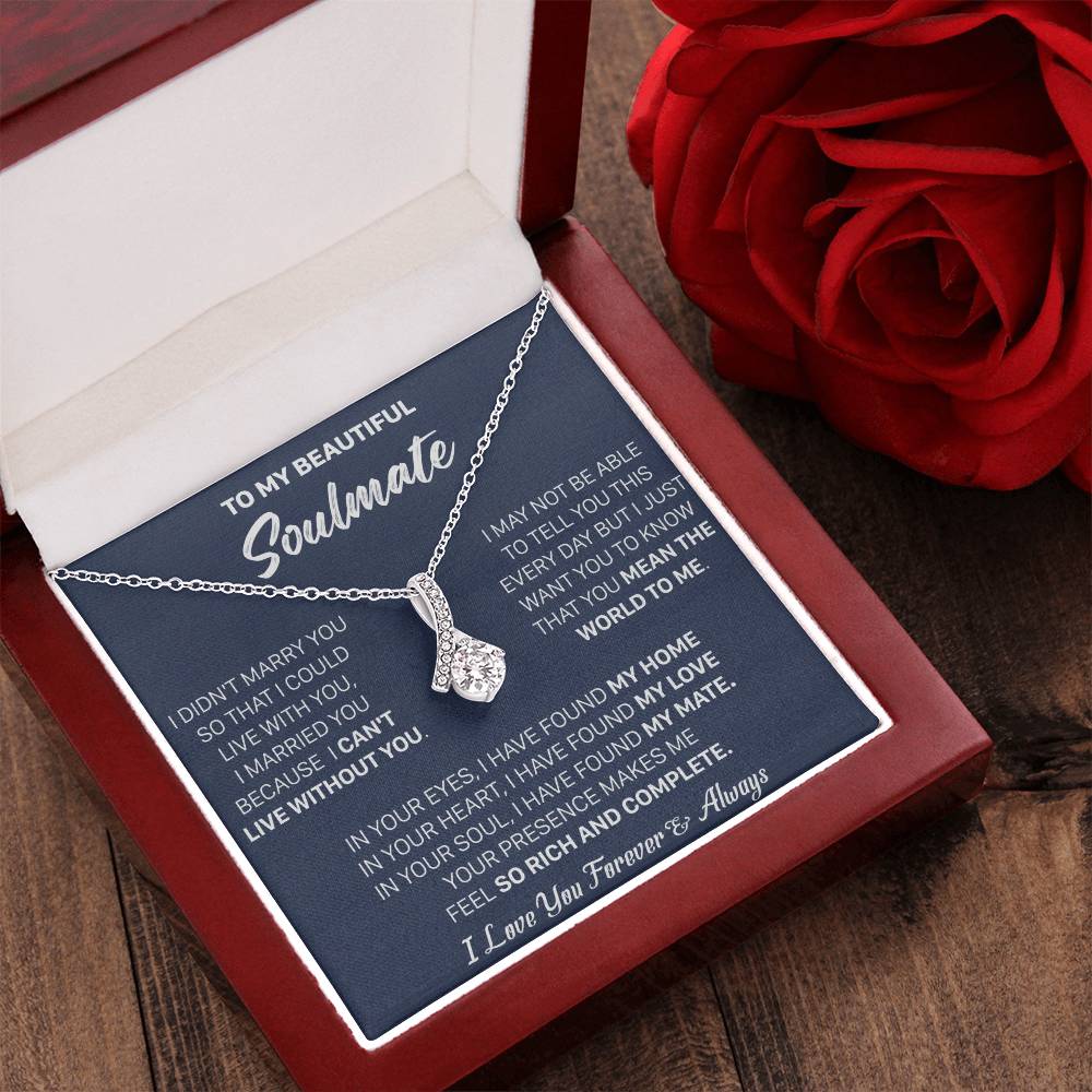 Gift For Your Soulmate Christmas - Marry You - Alluring Alluring Beauty Necklace