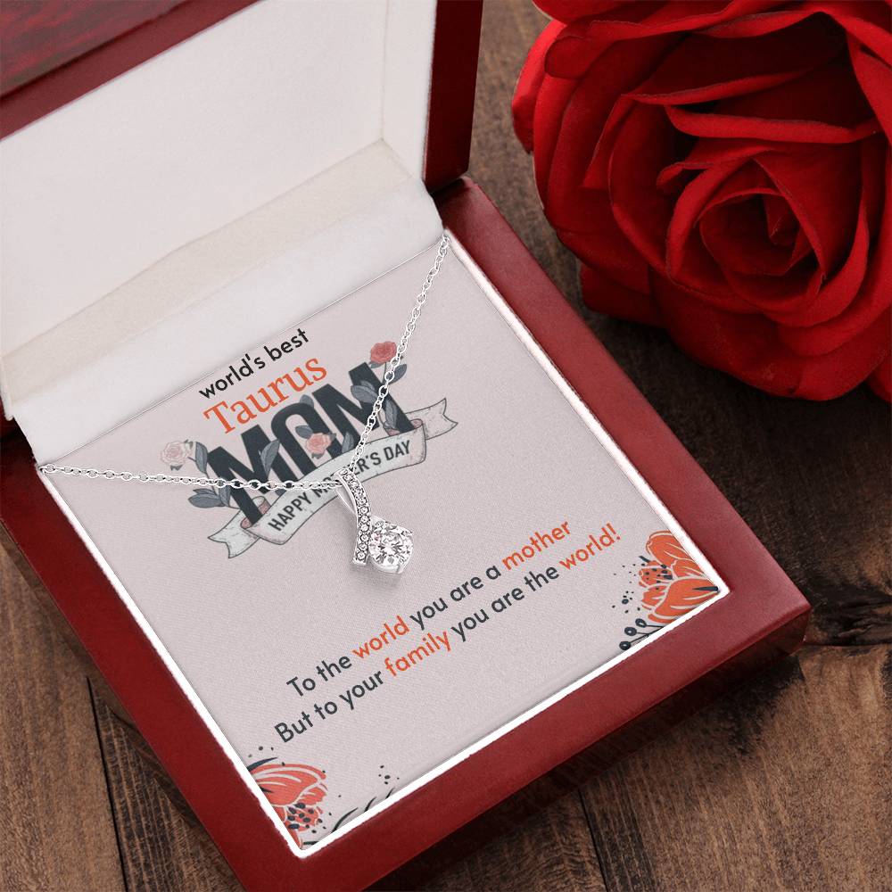 Best Taurus Mom Mother's Day Alluring Beauty Necklace